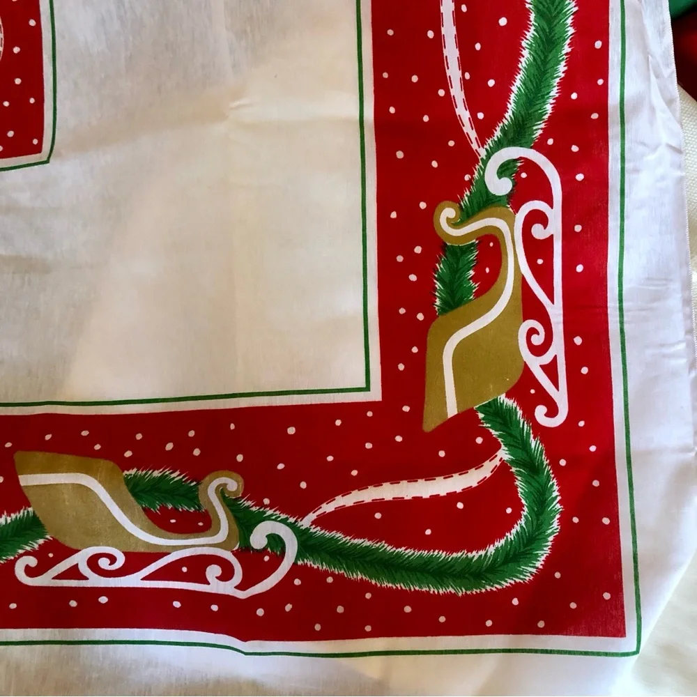 Christmas Sleigh rectangle tablecloth 66